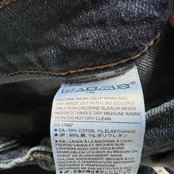 Banana Republic High Rise Classic Straight Leg Jeans Medium Wash Sz 31/12 - Picture 6 of 6